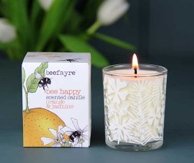 Bee Happy Votive Candle