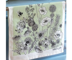 Bee Garden Tea Towel