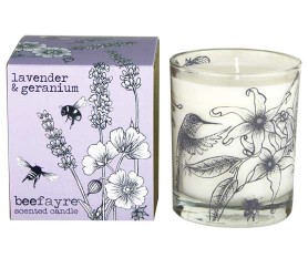 Lavender & Geranium Large Candle