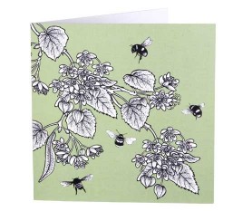 Lime Blossom Greeting Card 