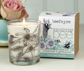Mummy Bee Large Candle