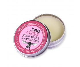 Organic Lip Balm - Rose Petal & Geranium